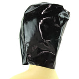 Fetish Fantasy Wet Look Open-Mouth Hood Small in Black