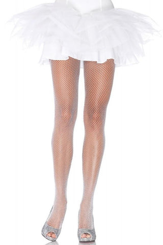 Glitter Fishnet Pantyhose in OS