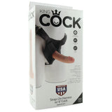 King Cock Strap-On Harness with 6" Cock in Flesh