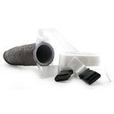 Dr Love's 9 Inch Perfect Harnessed Extension in Black