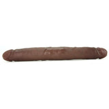 King Cock 12" Slim Double Dildo in Brown