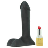 Platinum Silicone The Tru Super Dildo in Black