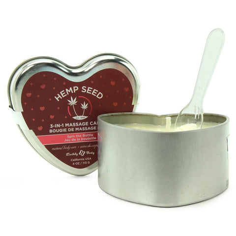 3-In-1 Massage Oil Heart Candle 4.7oz/113g in Spin the Bott