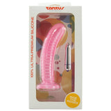 Purr Vibrating Dildo in Pink Pearl
