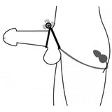 Prostatic Play Voyager 1 Vibrating Cock Ring & Anal Plug