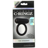 The Wingman Vibrating Cock Ring in Black