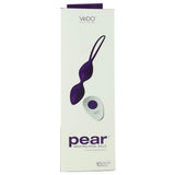 Pear Remote Vibrating Kegel Balls in Into You Indigo