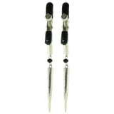 Silver Spears Nipple Clips