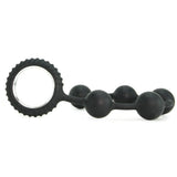 Sinful Silicone Anal Beads in Black