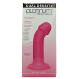 Platinum Silicone The Tru Curve Dildo in Pink