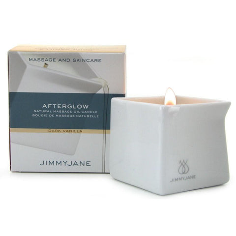 Afterglow Natural Massage Oil Candle in Dark Vanilla