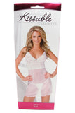 Kissable Scalloped White Lace Bridal Dress in OS