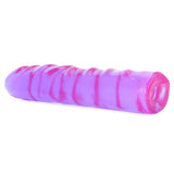 Reflective Gel 7.5 Inch Jr. Dildo in Purple