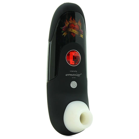 Womanizer Clitoral Stimulator in Black/Tattoo