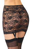 Stretch Lace Garter Skirt in OSXL