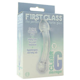 First Glass G Massager in Clear