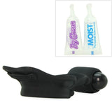 Rock Hard Vibrating Silicone Cock Ring in Black