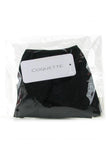 Black Lycra Booty Shorts in OSXL