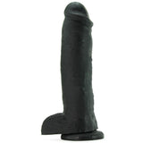 King Cock 11" Cock with Balls in Black