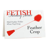 Fetish Fantasy Feather Crop in Red