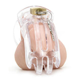The Curve Male Chastity Device Clear in 3 3/4 Inch