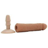 The Realistic 8 Inch UR3 Vac-U-Lock Cock in Brown