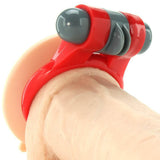 Sport Vibrating Flex Ring in Red