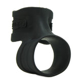 Mr. Big Cock Silicone Cock Ring & Ball Stretcher in Black
