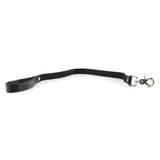Bound Leather Leash in Black