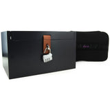 Moi Box Deluxe Lacquered Lock Box & Case in Smoke