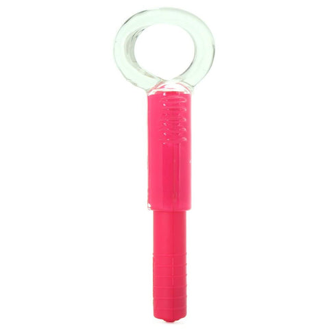 Go Stix Super-Slim Vibrating Ring in Strawberry