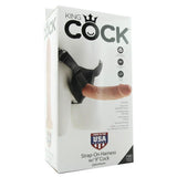 King Cock Strap-On Harness with 9" Cock in Flesh