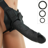 King Cock Strap-On Harness with 9" Cock in Black
