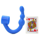 Silicone Shaft Ring with Flexible Beaded Anal Arm