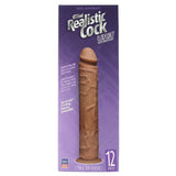 The Realistic 12 Inch UR3 Vac-U-Lock Cock in Brown