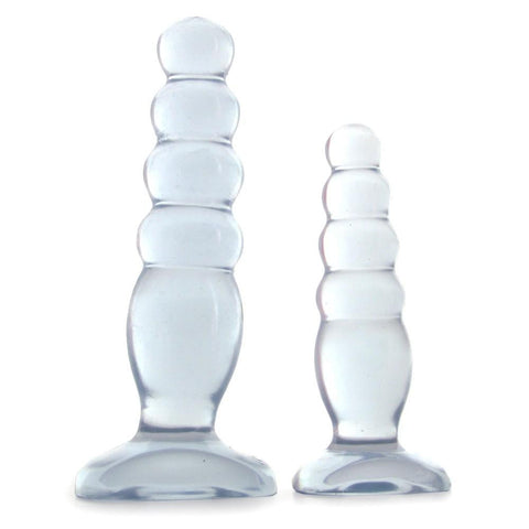 Crystal Jellies Anal Delight Trainer Kit in Clear