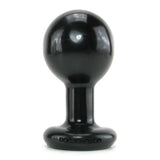 Round Butt Plug Medium in Black