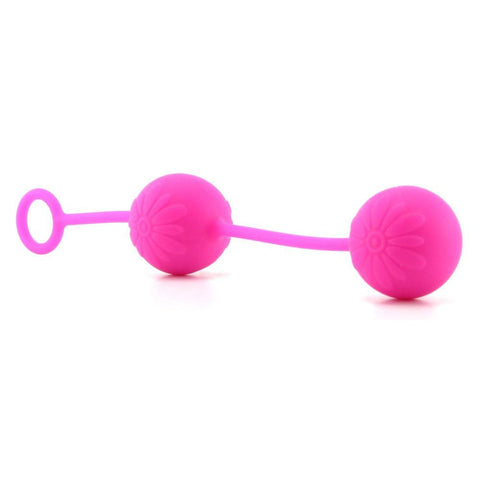 Posh Silicone "O" Balls in Pink