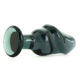 Cocky Boys Large Helmet Head Glass Plug in Black