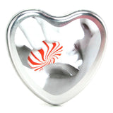 Edible Massage Oil Heart Candle 4.7oz/133g in Peppermint