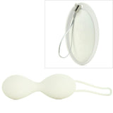 Eve Vibrating Silicone Beads in White