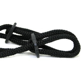 Japanese Silk Love Rope Wrist Cuffs in Black