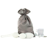 Eve Vibrating Silicone Beads in White