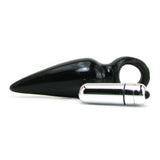 Extreme Pleasure Probe Vibrating Plug in Black