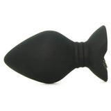 Velvet Plush Silicone Expander Plug in Black