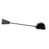 Fetish Fantasy Feather Crop in Black